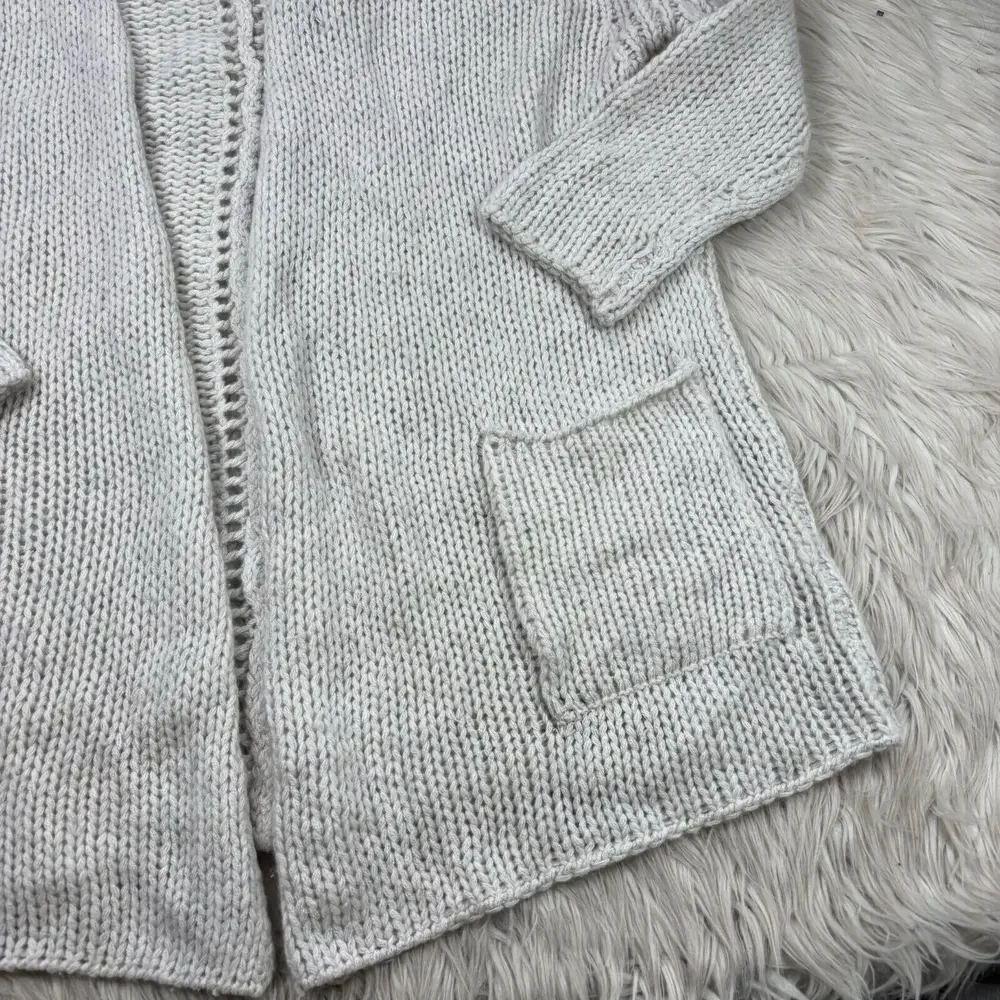 Zadig & Voltaire Women's S Off White Pixy Deluxe Cardigan 100% Cashmere - Picture 2 of 5
